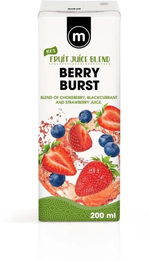 [DKJHFRU4QFWSFXQH] M Berry Burst 100% Fruit Juice Blend (6 x 200 ml)