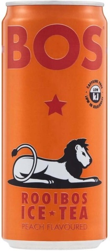 [DKJH26TJSA9VTGJQ] Bos Peach Flavoured Rooibos Iced Tea (24 x 300 ml)