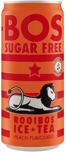 [DKJH26TJZFYE98U3] Bos Sugar Free Peach Flavoured Rooibos Iced Tea (24 x 300 ml)