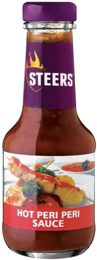 [SKPHFHDMXTYG9ZFZ] Steers Hot Peri Peri Sauce Sauce (375 ml)