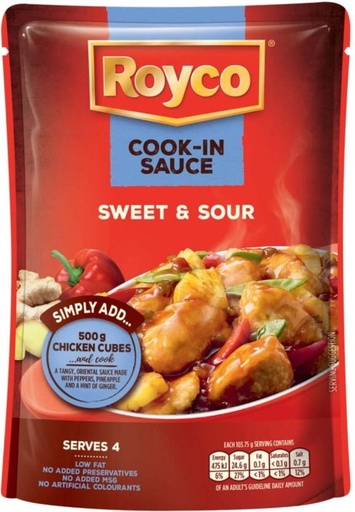 [SKPHFHDNNDVS6FTT] Royco Sweet & Sour Cook in Sauce Sauce Mix (415 g)