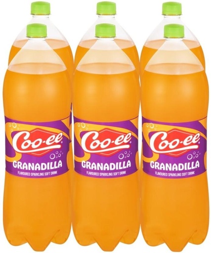 [ADKH4QPZTWMYJ3KS] Coo-Ee Granadilla Flavoured Soft Drink (6 x 2 L)