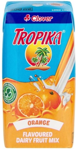 [DKJHFRU5AHC2UHRY] Clover Tropika Orange Flavoured Diary Fruit Mix (6 x 200 ml)
