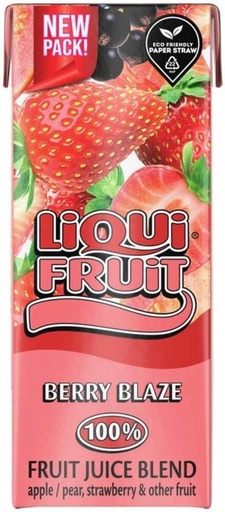 [DKJHFRU4PC5GSWQX] Liqui Fruit Berry Blaze 100% Fruit Juice Blend (200 ml)