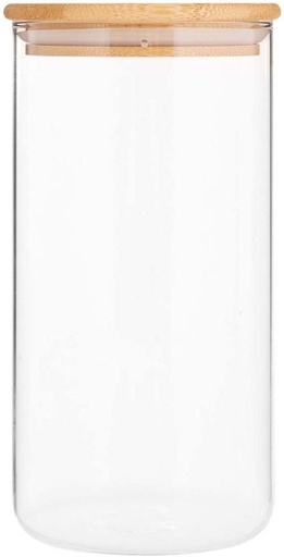 [CNRH2YY5CHHRK52F] O'Lala Glass Pickle Jar  - 1200 ml (White)