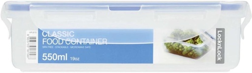 [CNRH27SYC5HXS9HU] Lock & Lock Plastic Utility Container  - 550 ml (White)