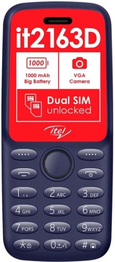 [MOBHFRXHUKUTZN3F] Itel it2163D (Deep Blue)