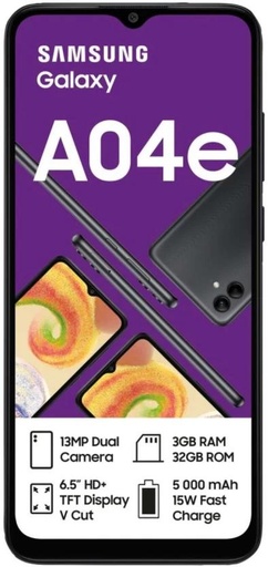 [MOBH4YP8SDXDDYWM] Samsung Galaxy A04E (Black, 32 GB) (3 GB RAM)