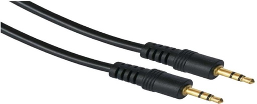 [DTCH2BRH7GFFQNYE] Ultra Link 3.5mm Jack To 3.5mm Jack 1.5 m AUX Cable (Compatible with Mobile, Tablet, Black, One Cable)