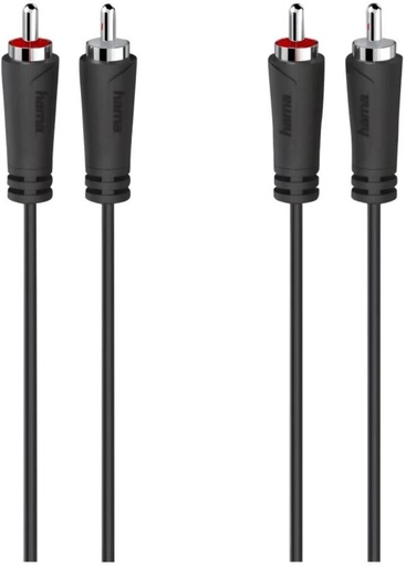 [DTCH4V5HSYYPCW9D] Hama 3.5mm Jack To 3.5mm Jack 3 m Audio cable (Compatible with TV, Black, One Cable)