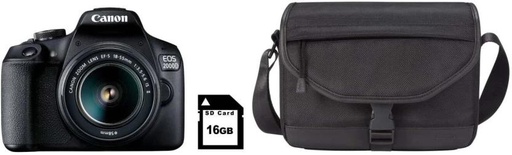 [DSMH28NZS5HQKCAF] Canon 2000D DSLR Camera SLR (Black)