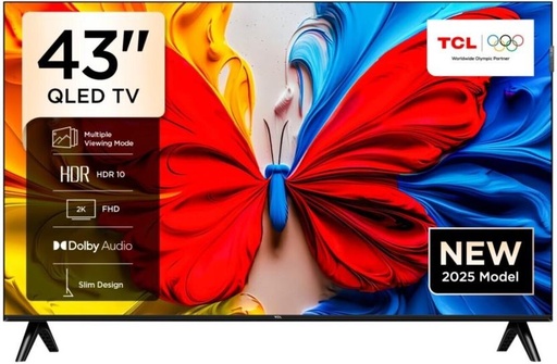 [TVLHF4WUC8FHJMWC] TCL 109 cm (43 inch) QLED Full HD Google TV 2025 Edition