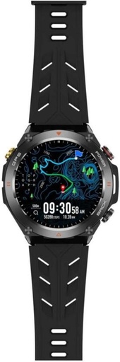 [SWHH9QKZQSP42UAG] Polaroid Pulse GPS Sports Watch Smartwatch (Black Strap, M)