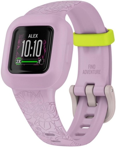 [SWHH9QKZHGSQGDSG] Garmin Vivofit Junior 3 Smartwatch (Purple Strap, S)