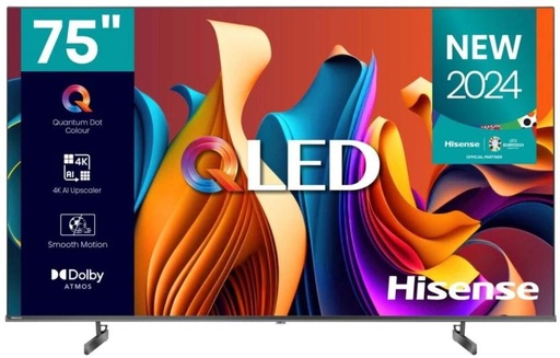 [TVLH7Z7YCAMYJRFP] Hisense 190 cm (75 inch) QLED Ultra HD (4K) VIDAA TV 2024 Edition