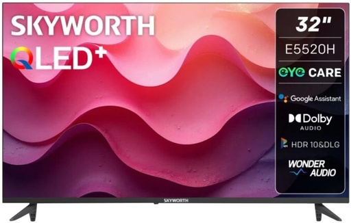 [TVLHE3CXBHGRQFDZ] Skyworth 81 cm (32 inch) QLED HD Ready Google TV 2018 Edition