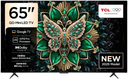 [TVLHDWQMD8QD8RUP] TCL 165 cm (65 inch) LCD Ultra HD (4K) Google TV 2025 Edition