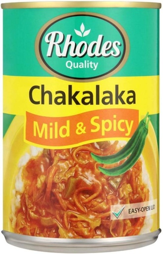 [CFDHFRS7HWZ29JYH] Rhodes Chakalaka Mild and Spicy Vegetables (400 g)