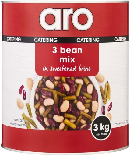 [CFDHFRS7GNWDZMBC] Aro 3 Bean Mix Beans (3 kg)
