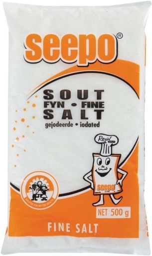 [SLTH223PPUNC4PYS] Seepo Sout Fine Iodized Salt (500 g, Pack of 40)