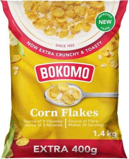 [CFEHBHYHMQ5M2EZH] Bokomo Corn Flakes Pouch (1.4 kg)