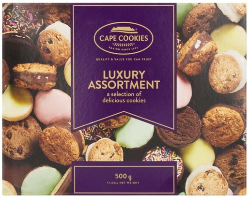 [CKBH7RJ2GAGMJBHY] Cape Cookies Luxury Box Biscuits Assorted Biscuit (500 g)