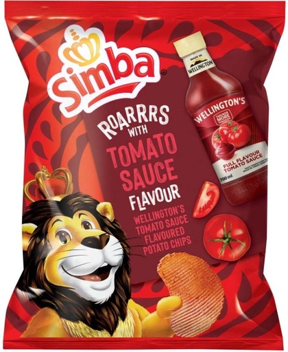 [CPSHCRCWGYZ2DEXM] Simba Wellington Tomato Sauce Flavoured Chips (1 x 36 g)