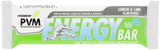 [CFEH7Z3YHZUGR3QR] PVM Energy Bars Lemon And Lime Fruit and Nuts Chocolate Bars (20 x 45 g)