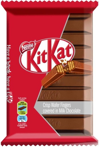 [CHOH26QXMHWJPKVM] Nestle Kit Kat Crisp Wafer Fingers Milk Chocolate Slabs (85 g)