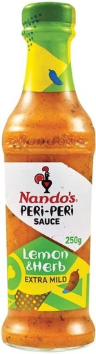 [SKPH26RQMTZG2QFH] Nando'S Lemon & Herb Extra Mild Peri-Peri Sauce Sauce (6 x 250 g)