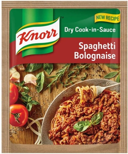 [SKPH26RQK8ZZSAVE] Knorr Dry Spaghetti Bolognaise Cook-in-Sauce Sauce (10 x 48 g)