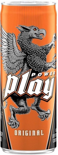 [ESMH26TWHNCCYWAF] Power Play Original Energy Drink (Plain Flavoured, 4 x 250 ml)