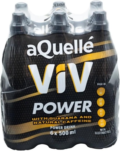 [ESMHCQH6FJUZD5UM] aQuelle ViV Sports Drink (Power Flavoured, 6 x 500 ml)
