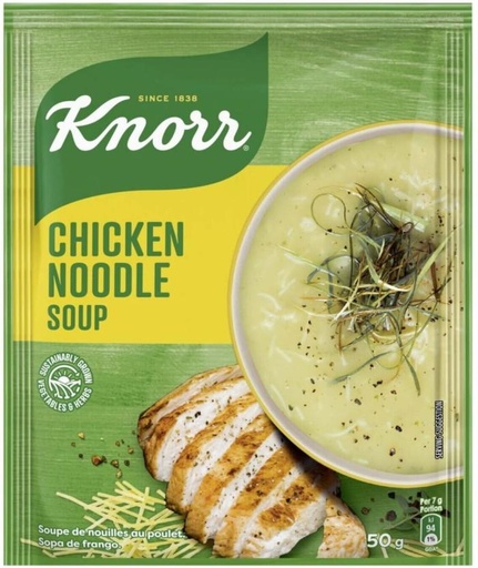 [SOUH9RVHTUEHRUA8] Knorr Soup Chicken Noodle (Pack of 10, 50 g)