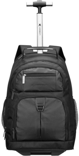 [BPKH27M9YPMHYNDG] Karbon Laptop Trolley Backpack Laptop Backpack (Black)