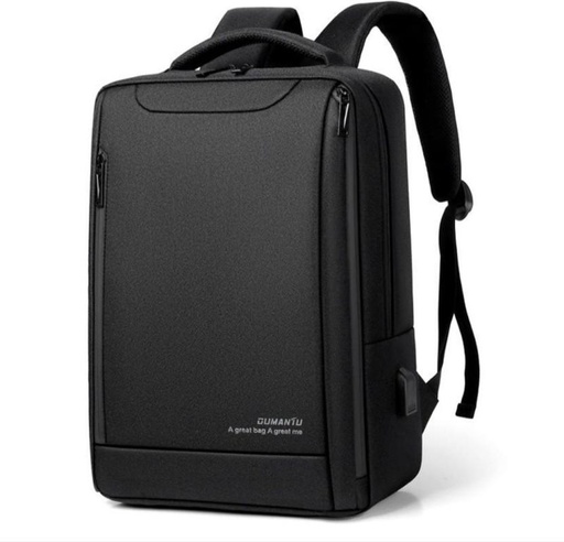 [BPKH43CYWMKPGZN2] DUMANTU Waterproof Laptop Backpack Bag Laptop Backpack (Black)