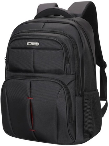 [BPKH8MU73H4ZGQJC] iDemoo DAKOTA Large Backpack - Premium 17.3 Inch Laptop Backpack - RED Laptop Backpack (Black)