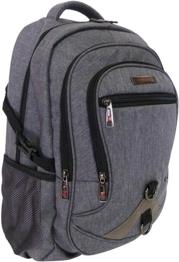 [BPKH27M92ZZ62NG9] Edison Fashion Business Backpack Laptop Backpack (Grey)