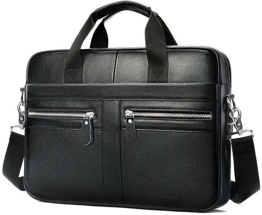 [LBYH47JDDFCSJ6AM] Gecko 14 inch Laptop Messenger Bag (Black)