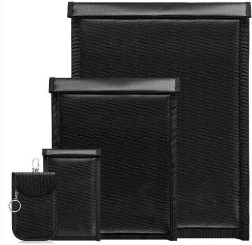 [LBYHGABFG4ZAP99B] Faraday Shield 8 inch Sleeve/Slip Case (Black)