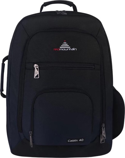 [BPKH4CB8GQDHBYCY] Red Mountain International (Pty) Ltd Cabin 40L Travel Backpack + Laptop Comparment Laptop Backpack (Black)