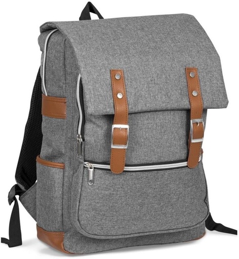 [BPKHEA7F9SN22YFW] US Basic Hudson Laptop Backpack Laptop Backpack (Grey)