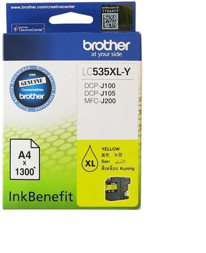 [INTH27UMKQ8FYG82] Brother DCP-J100/DCP-J105/MFC-J200 Yellow Ink Cartridge