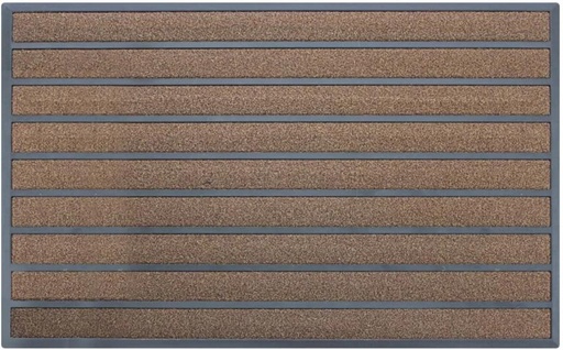 [MATHFXNEM6NUCKZZ] Dirtrapper Outdoor Mat Door Mat (Brown, 80cm x 120cm)