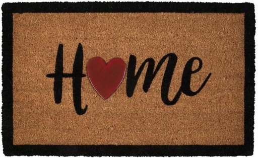 [MATH7Z4HCZHXHGF6] Primaries Printed Coir Mat Door Mat (Brown, Black, 75 cm x 45cm)