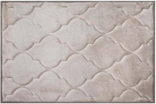 [MATHB9YMAUWZT634] Home Living Lattia Memory Foam Bathroom Mat (Grey, 40 cm x 60cm)