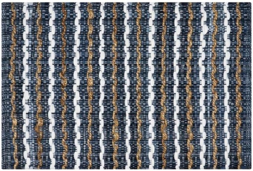 [MATHB9YMGZQZPDWY] Home Living Stria Chindi Door Mat (Grey, 60 cm x 90cm)