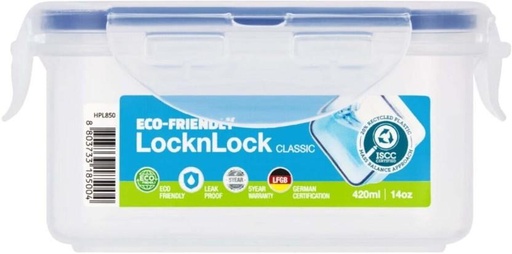 [CNRH27SYJBPJTQFH] Lock & Lock Plastic Grocery Container  - 420 ml (White)