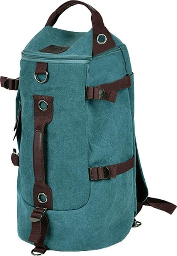 [BAGHA5WFNAEMHHWB] ALANES Mens Vintage Canvas Travel Duffel Bag - Green Waterproof Backpack (Blue, 4 L)