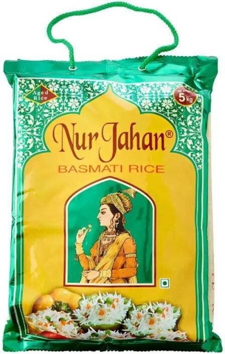 [RICH53W534NYDTJK] NurJahan Basmati Long Grain Everyday Rice (Raw) (5 kg)